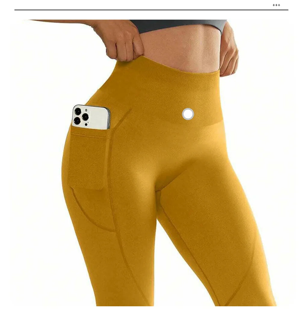 High-Waisted Scrunch Pocket Leggings