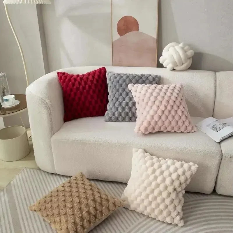 Soft Plush Throw Pillowcase