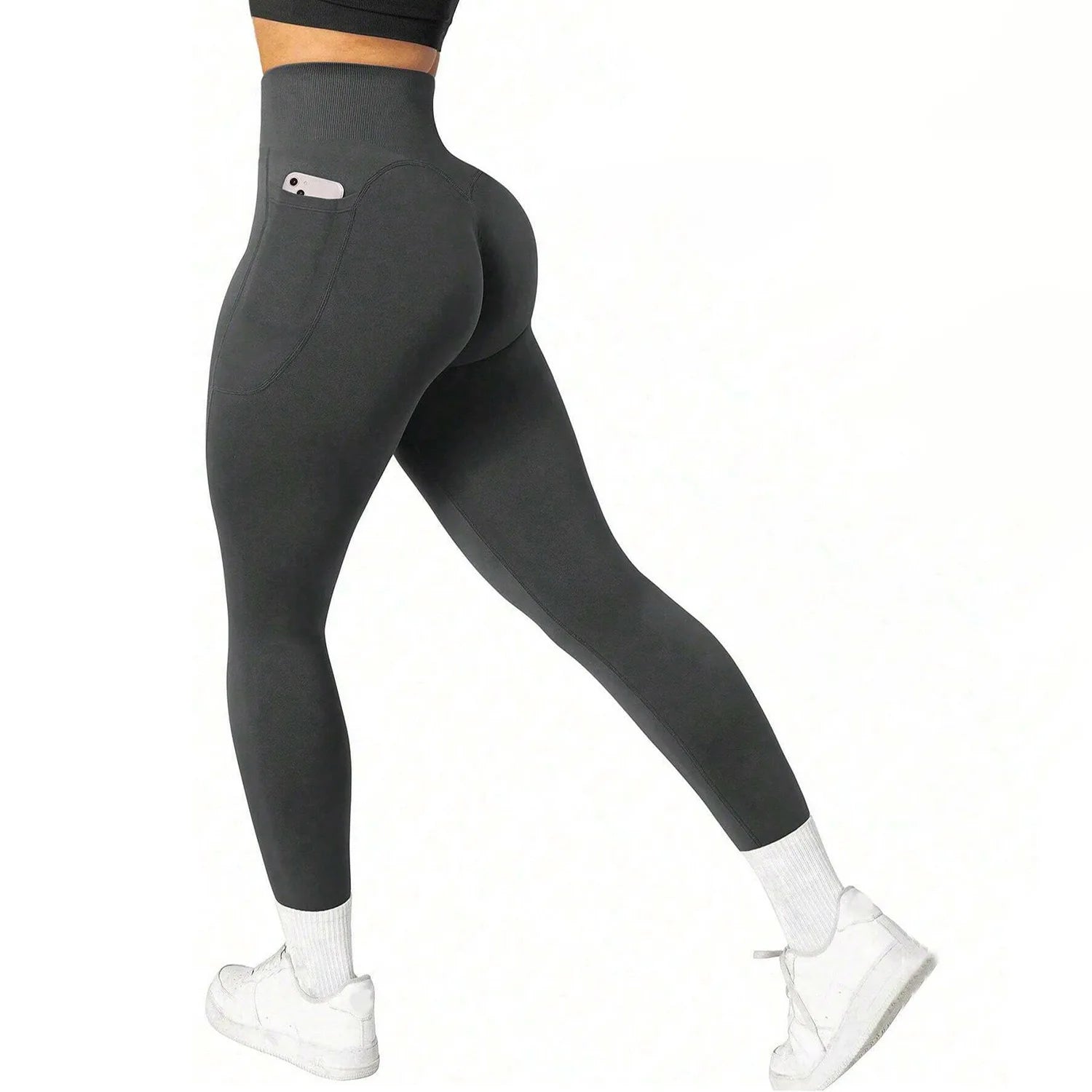 High-Waisted Scrunch Pocket Leggings