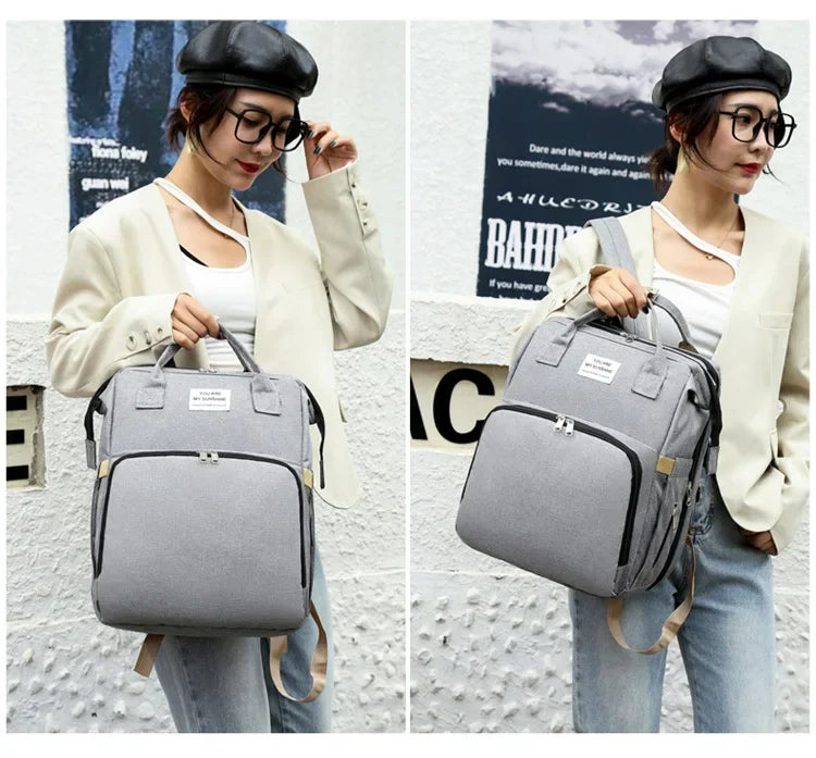 Diaper Bag With Large Bottle Capacity