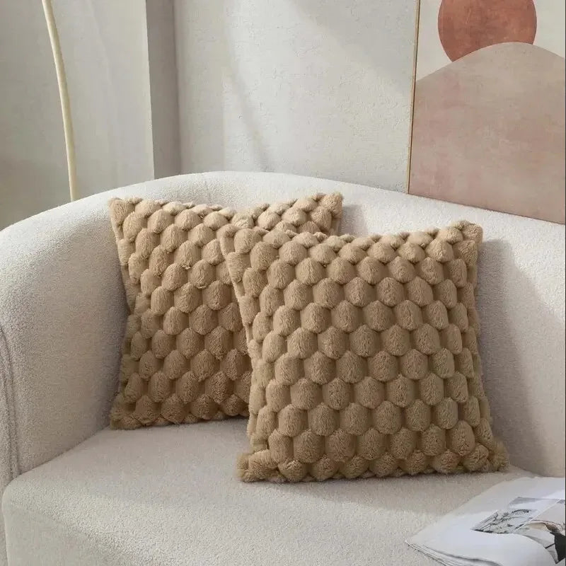 Soft Plush Throw Pillowcase