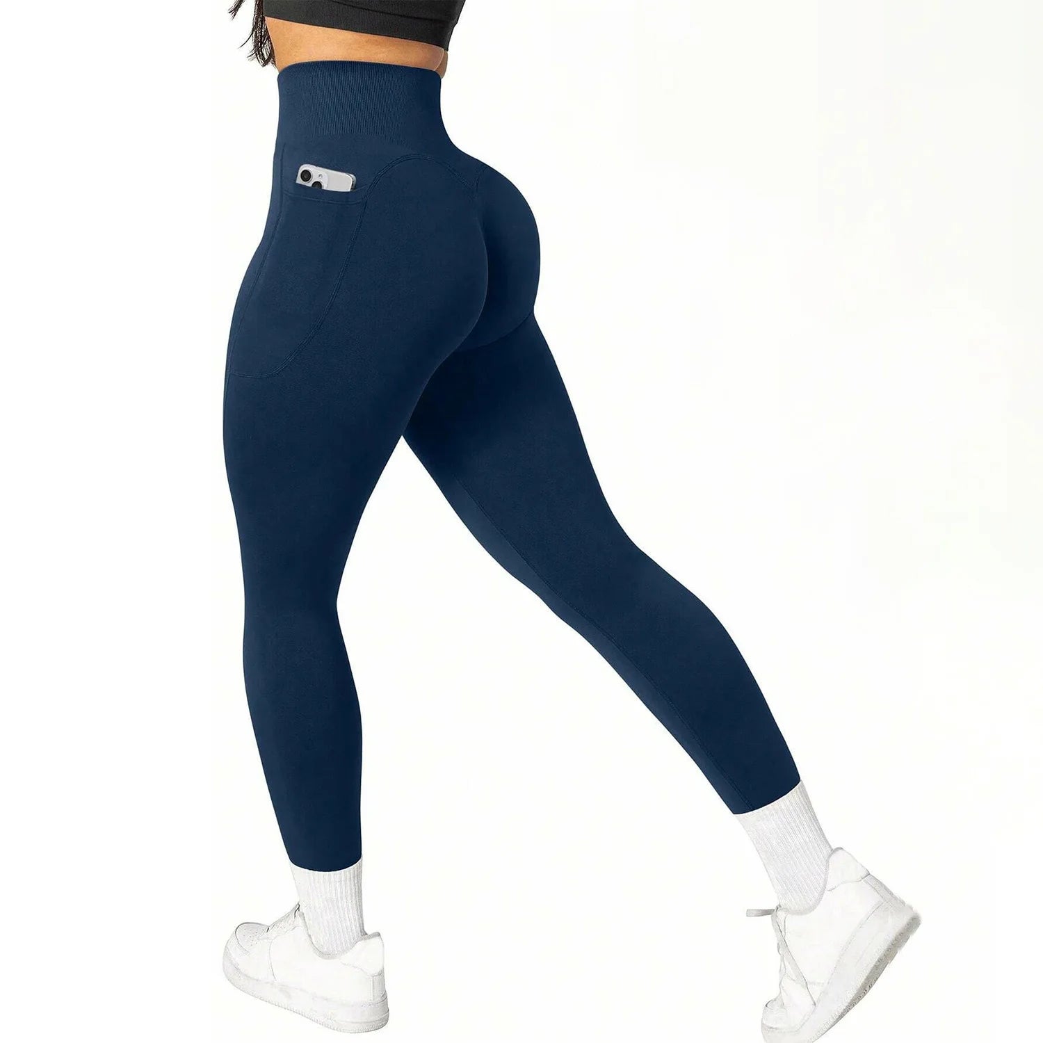 High-Waisted Scrunch Pocket Leggings