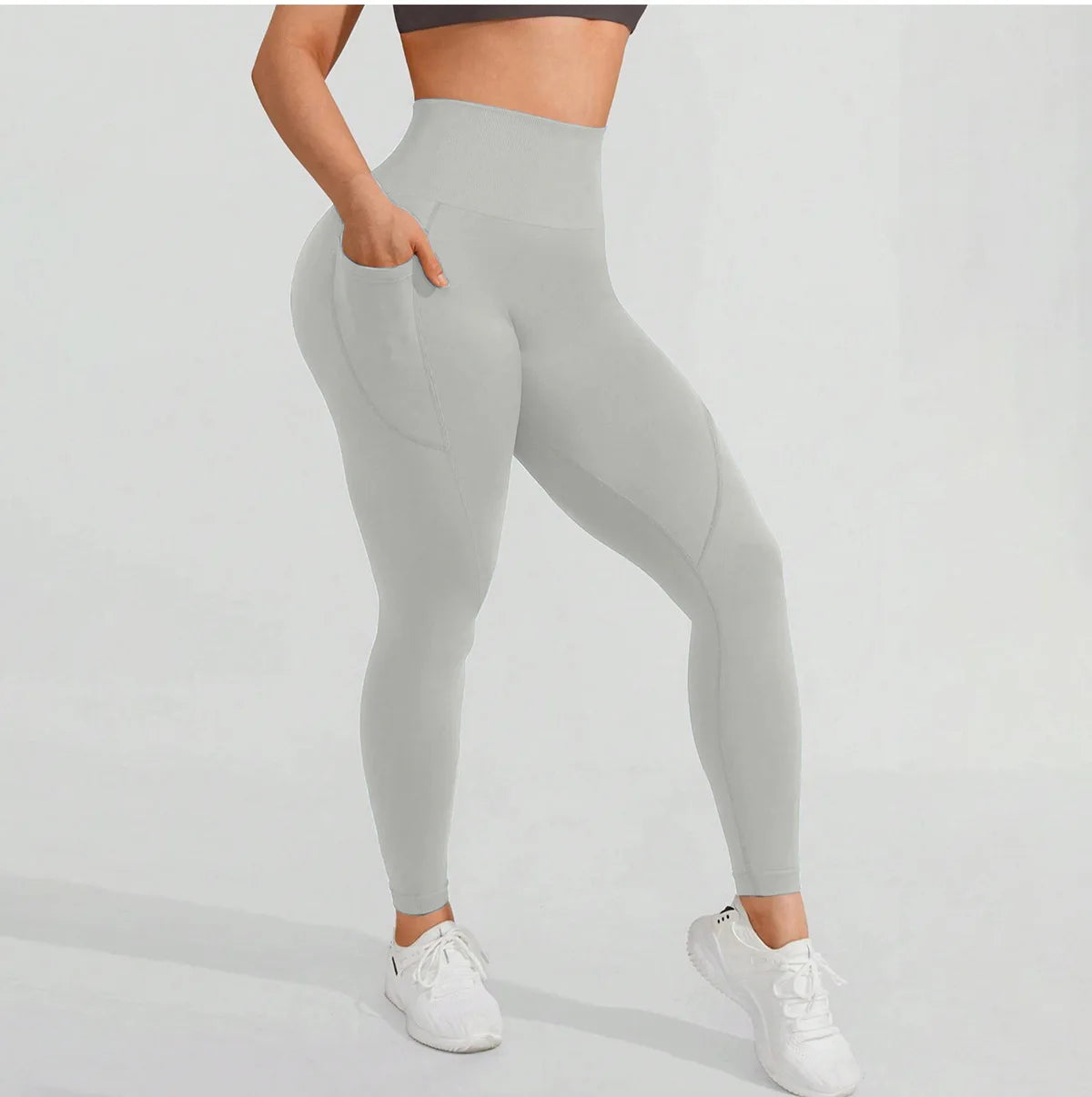 High-Waisted Scrunch Pocket Leggings
