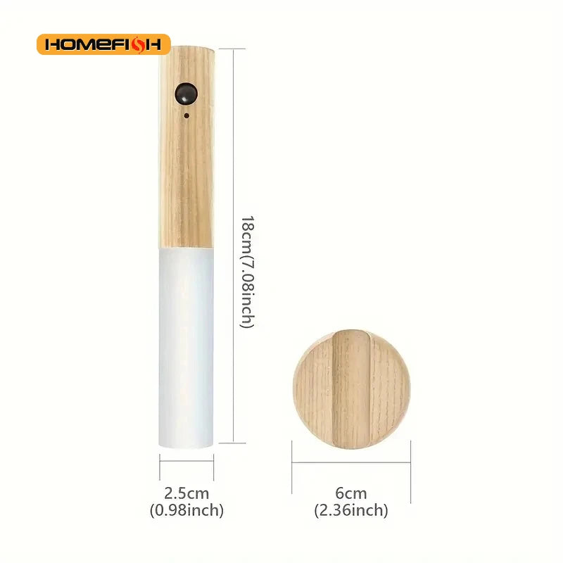 Magnetic Wooden LED Night Light