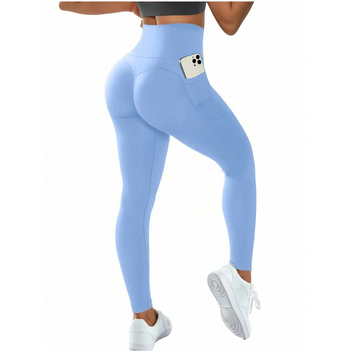 High-Waisted Scrunch Pocket Leggings