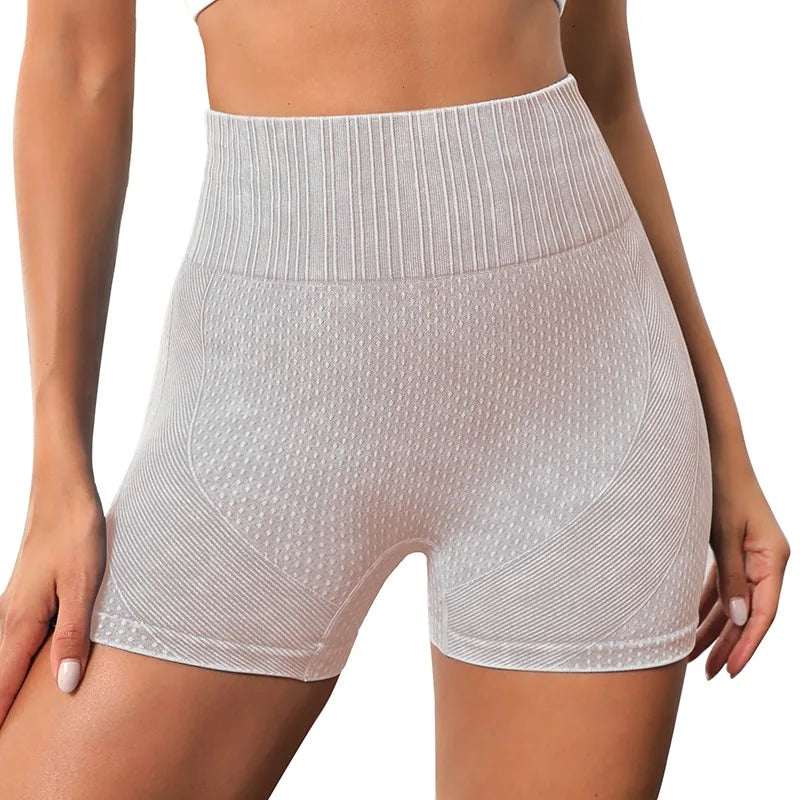 Seamless Knitted Sports Running Shorts