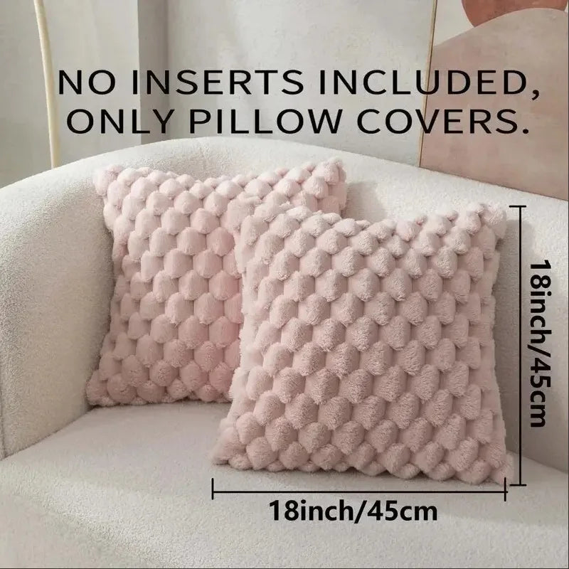Soft Plush Throw Pillowcase