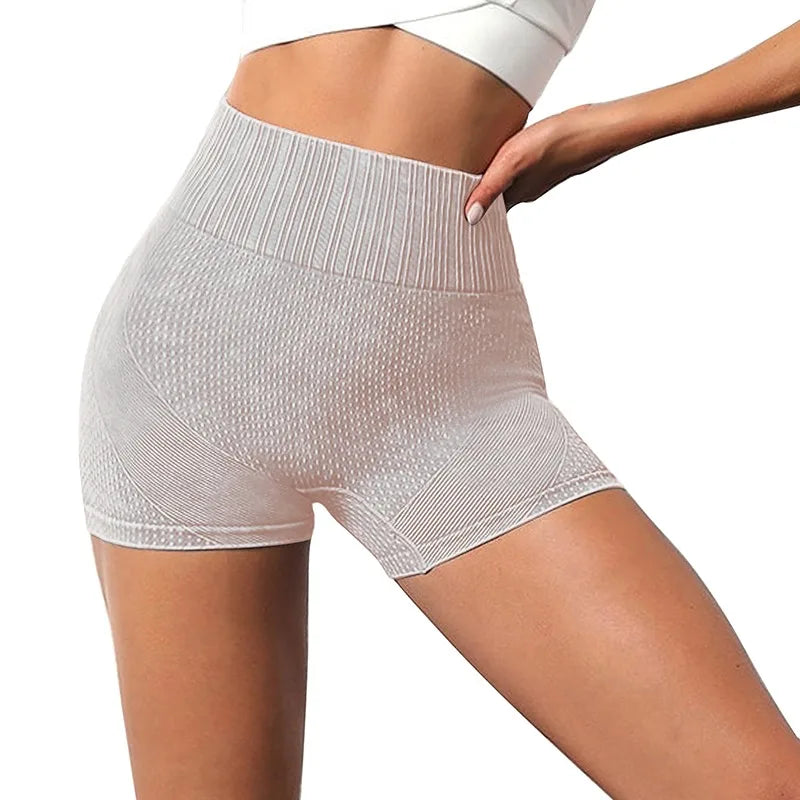 Seamless Knitted Sports Running Shorts