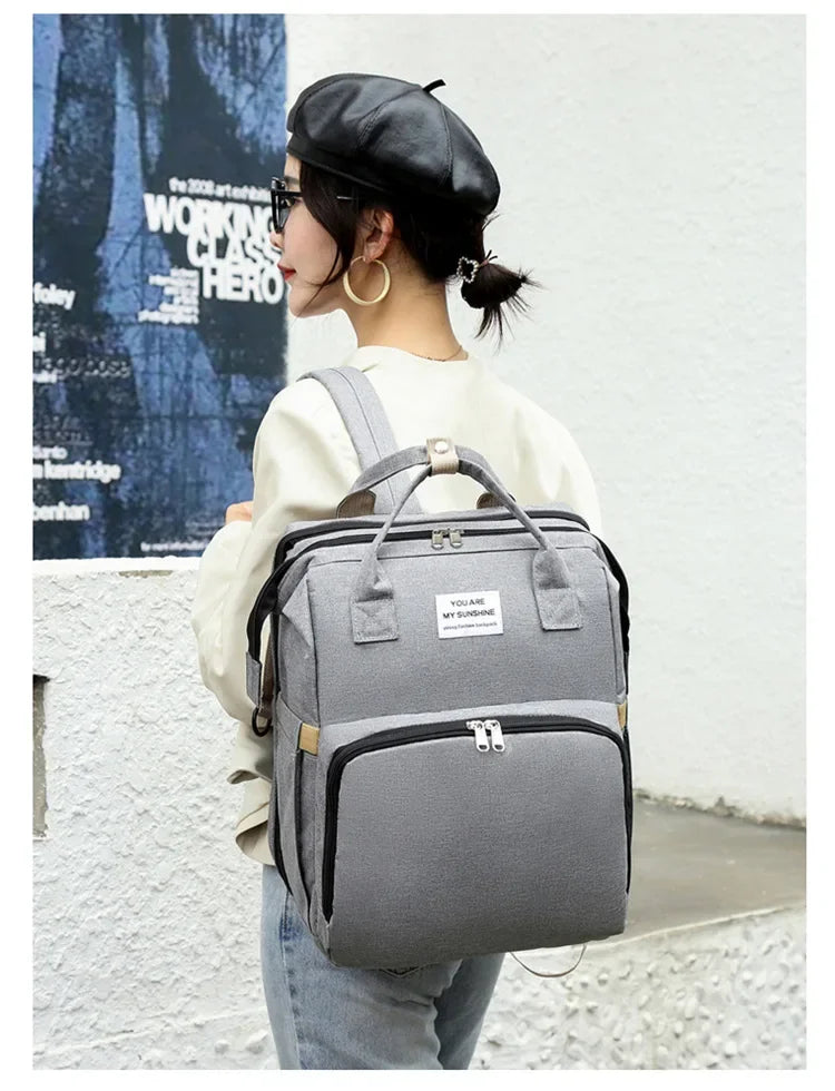 Diaper Bag With Large Bottle Capacity