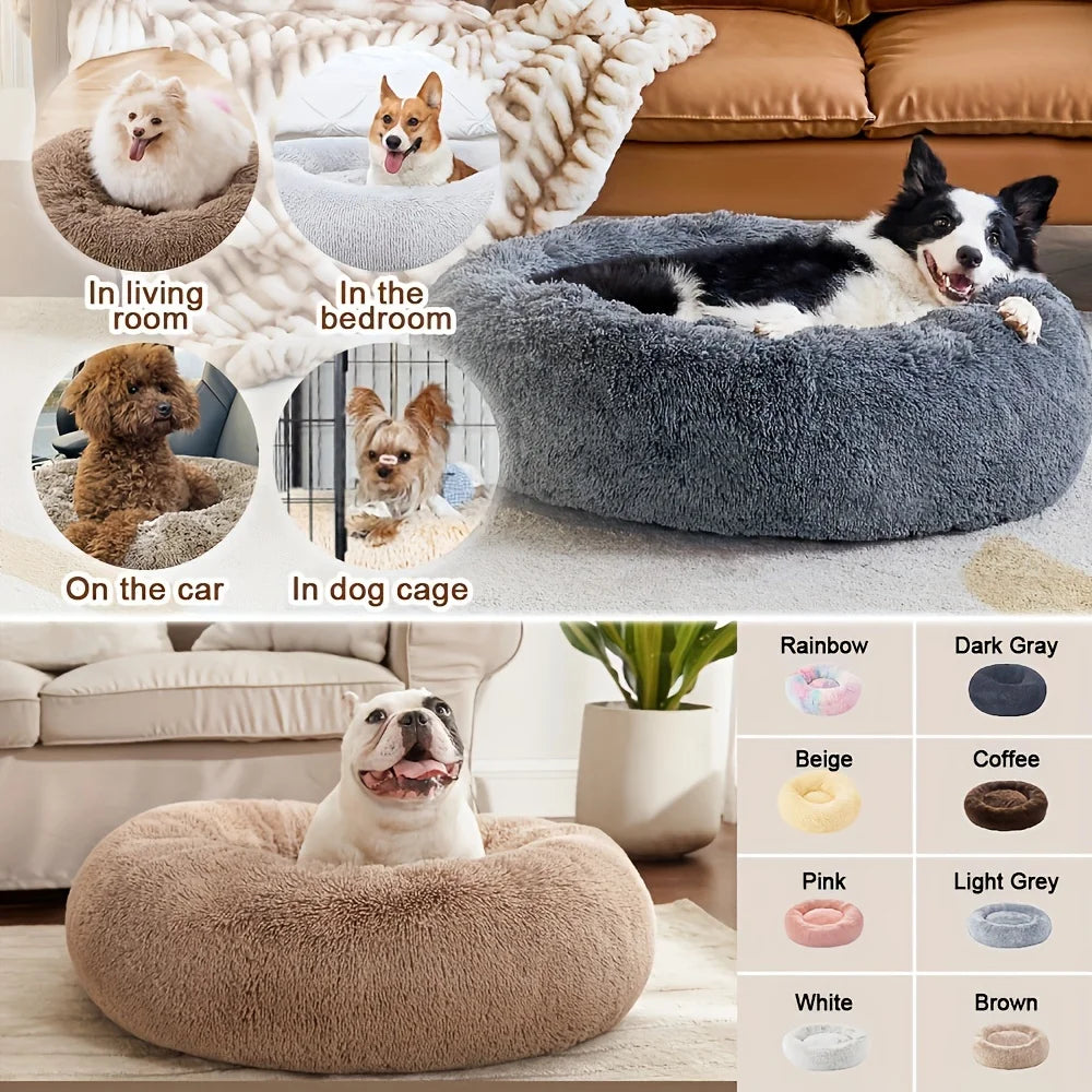Round Extra Soft Pet Bed