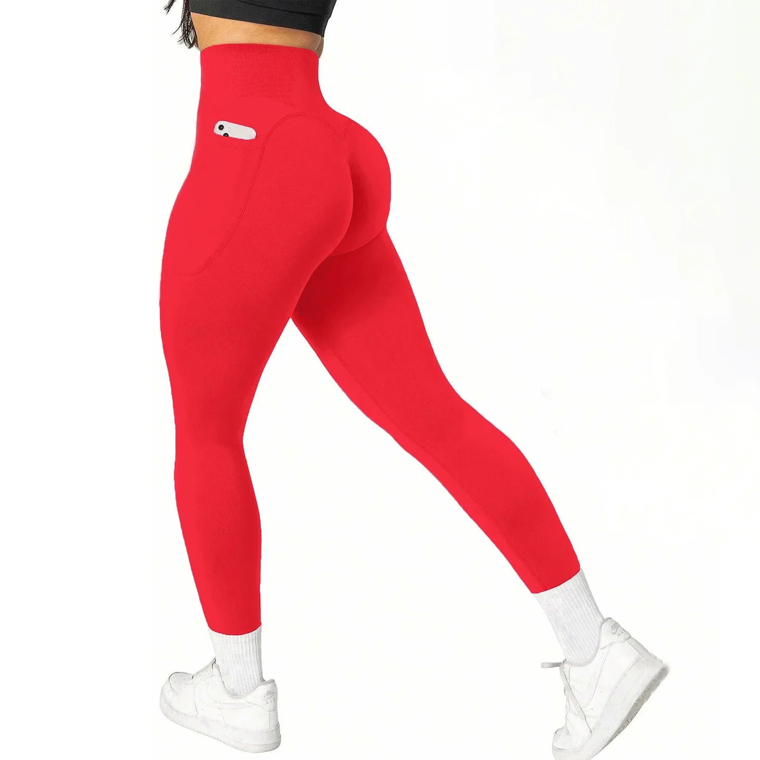 High-Waisted Scrunch Pocket Leggings