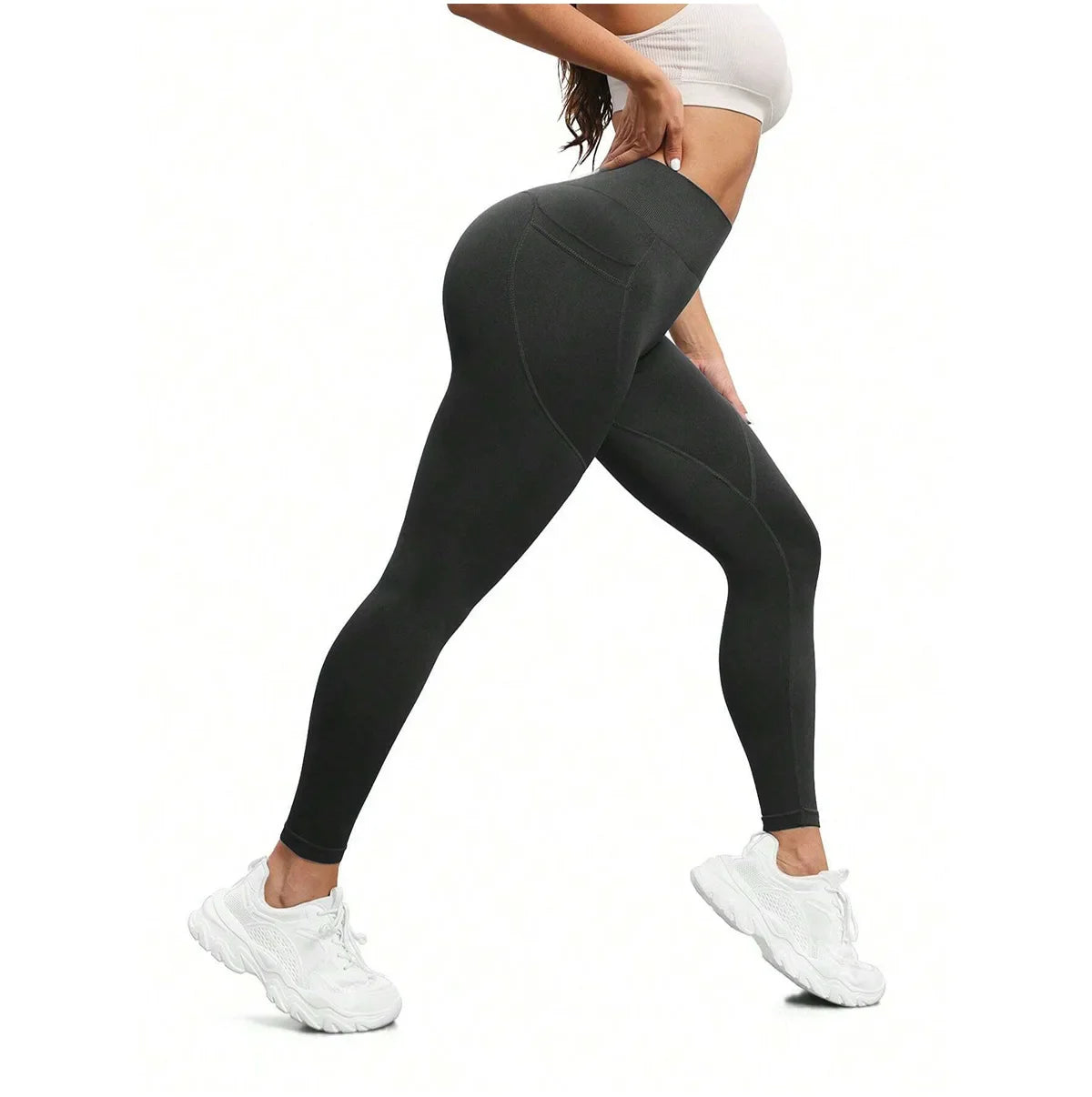 High-Waisted Scrunch Pocket Leggings