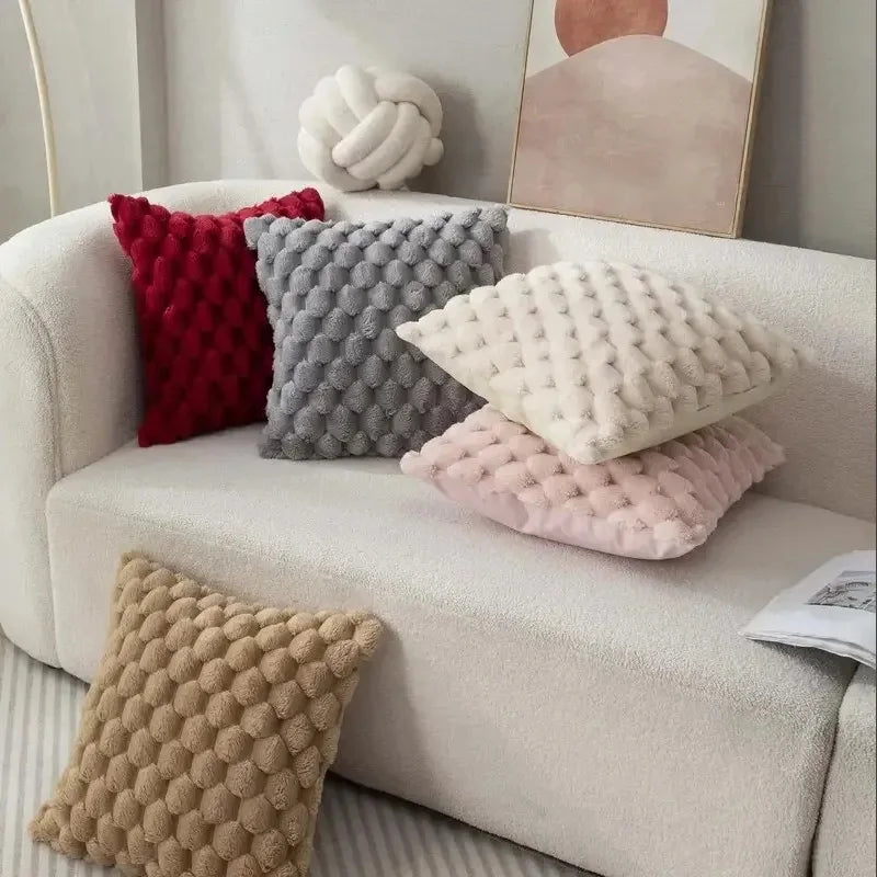 Soft Plush Throw Pillowcase