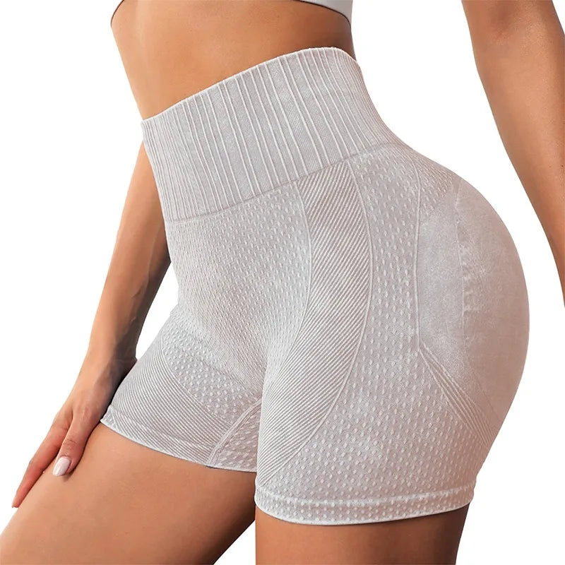 Seamless Knitted Sports Running Shorts