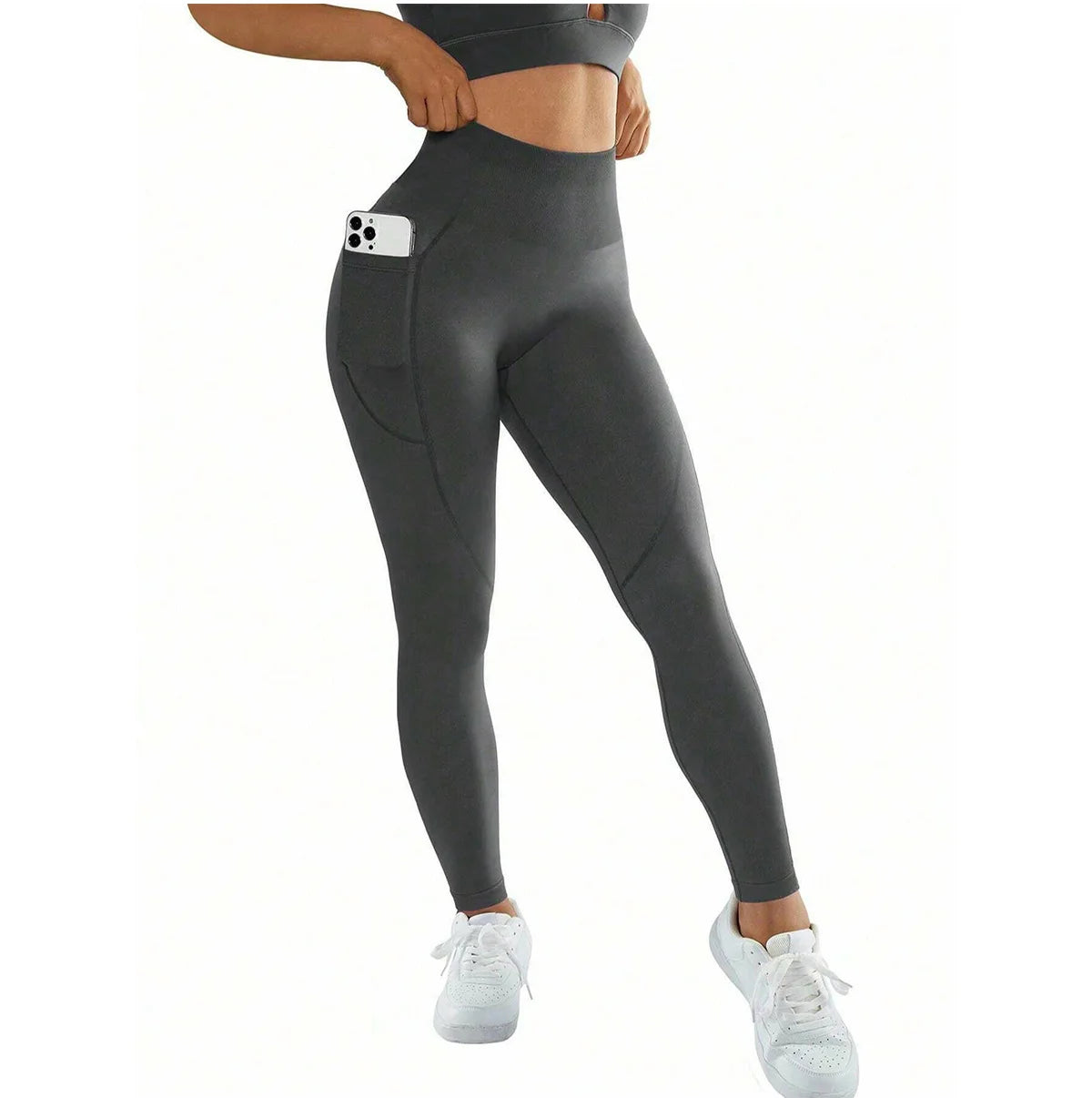 High-Waisted Scrunch Pocket Leggings