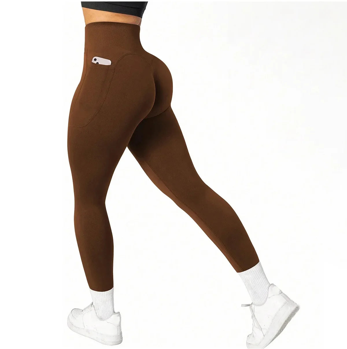 High-Waisted Scrunch Pocket Leggings