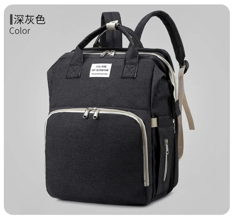 Diaper Bag With Large Bottle Capacity