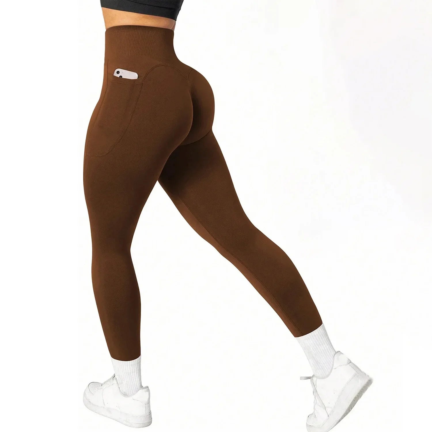 High-Waisted Scrunch Pocket Leggings