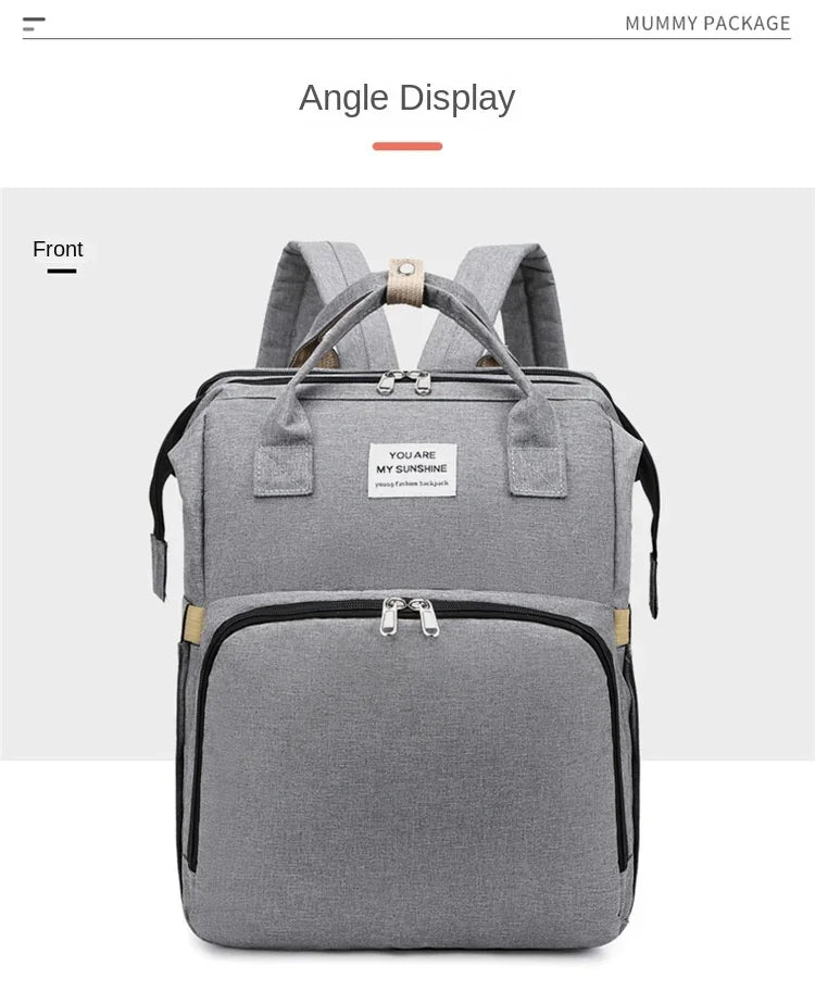 Diaper Bag With Large Bottle Capacity