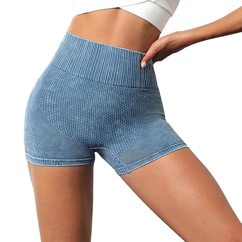 Seamless Knitted Sports Running Shorts