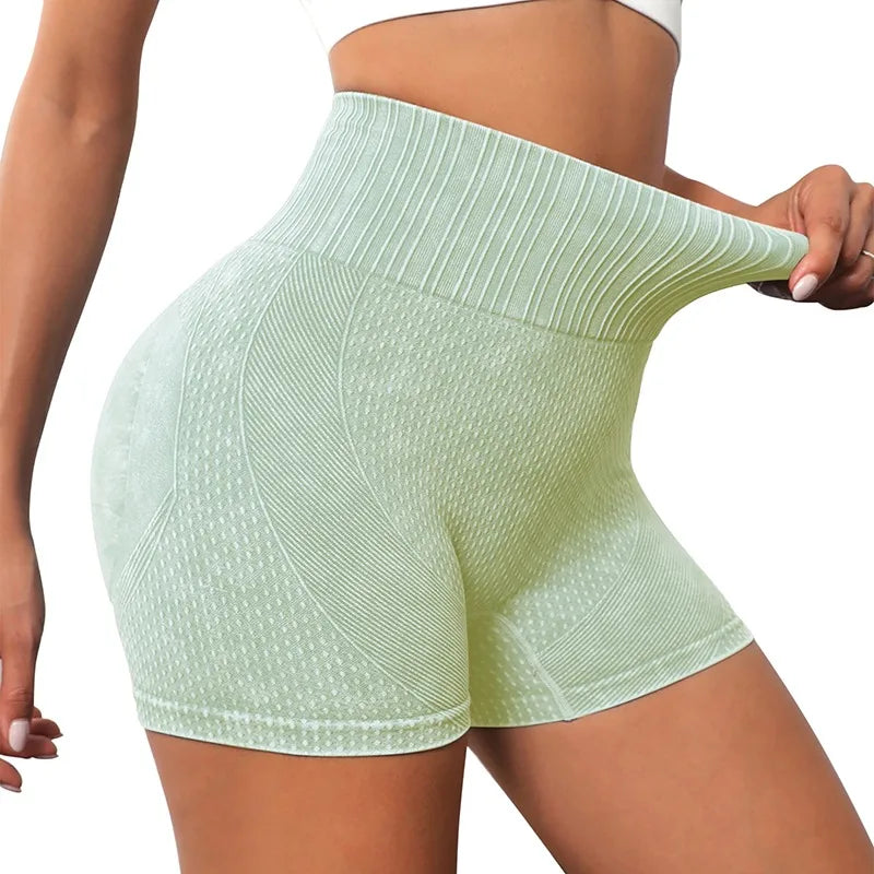 Seamless Knitted Sports Running Shorts