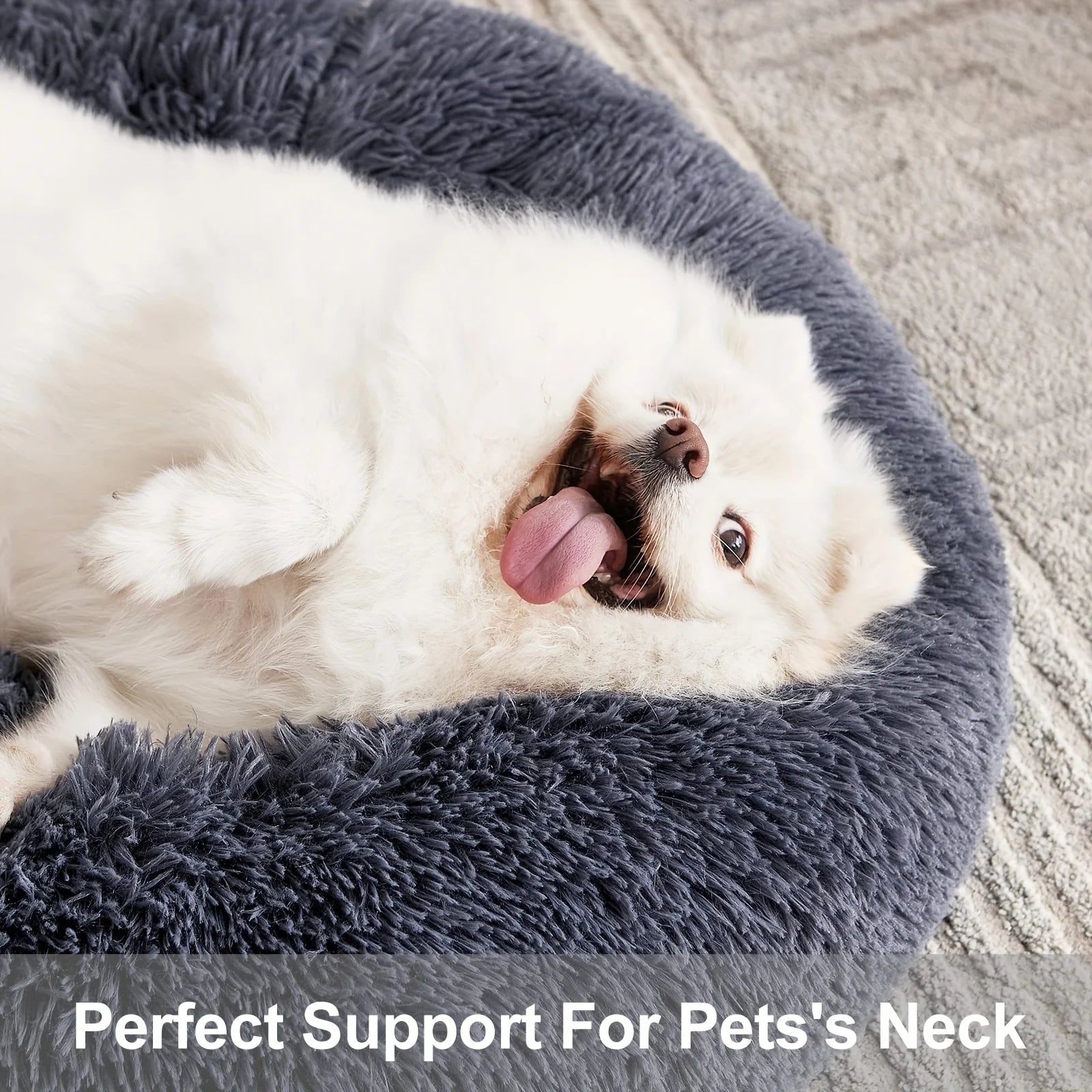 Round Extra Soft Pet Bed