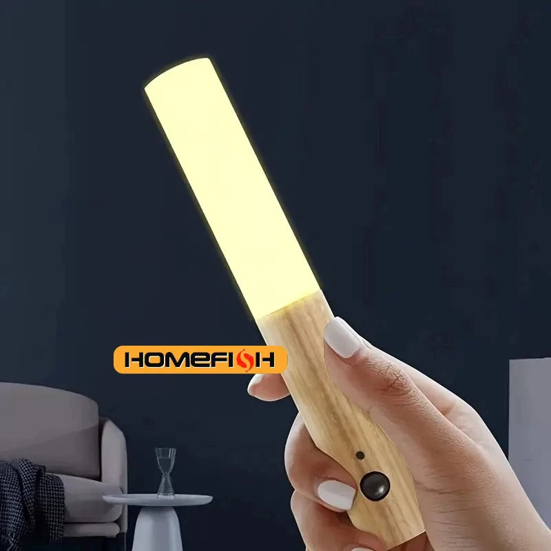 Magnetic Wooden LED Night Light