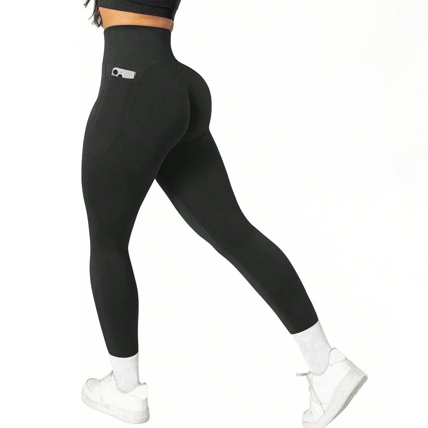 High-Waisted Scrunch Pocket Leggings