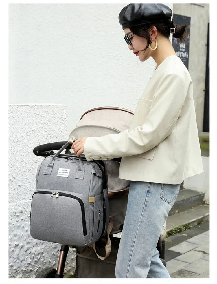 Diaper Bag With Large Bottle Capacity