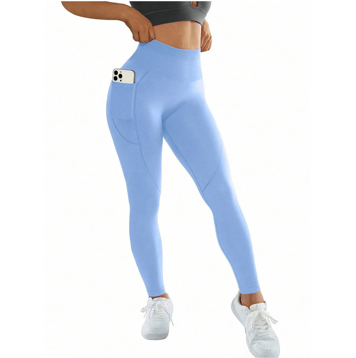 High-Waisted Scrunch Pocket Leggings