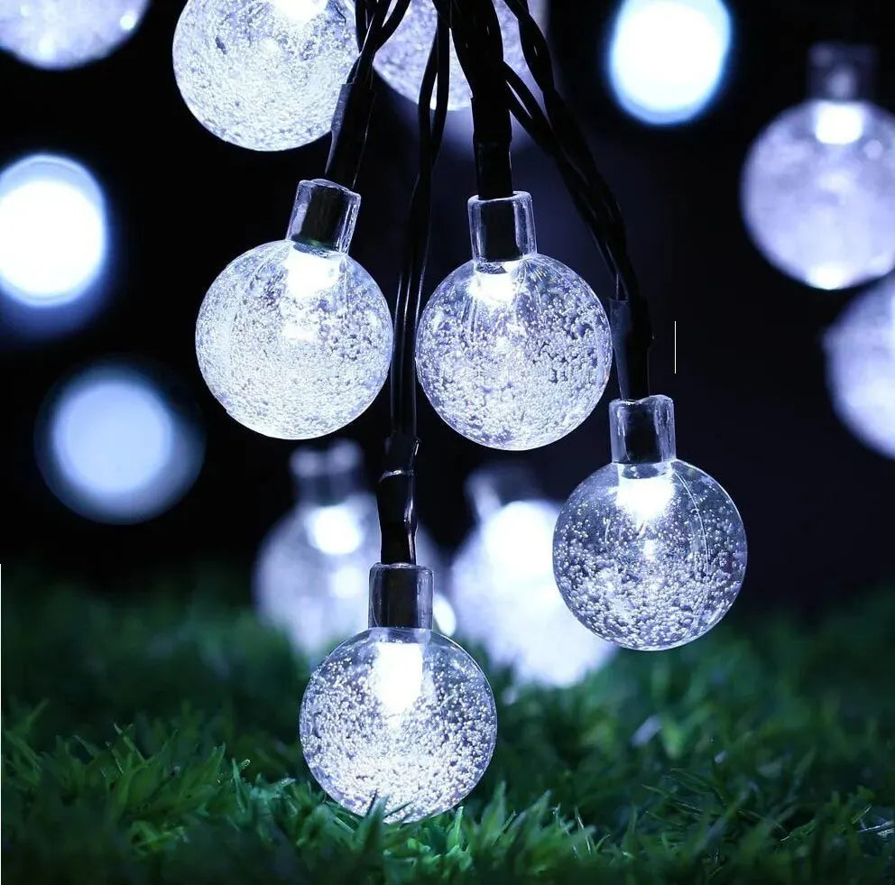 LED Crystal Ball String Lights