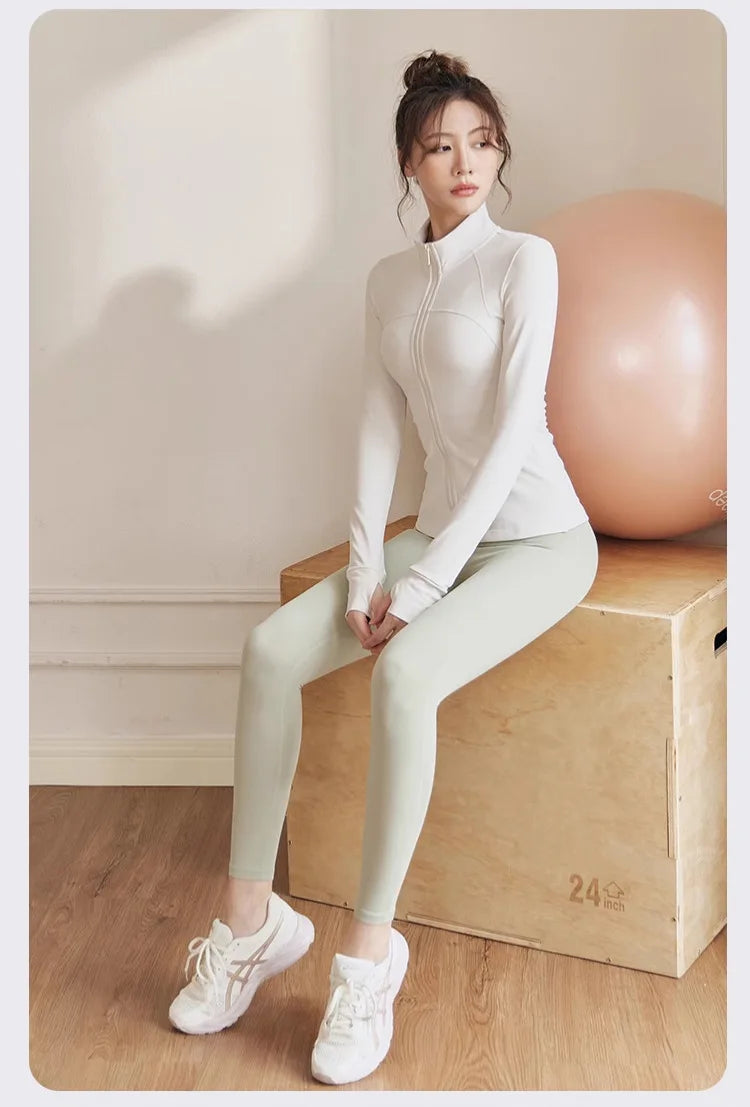 Sleek Zip-Up Performance Jacket